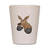 CafePress Fighting Kangaroo Unique and Funny Shot Glass