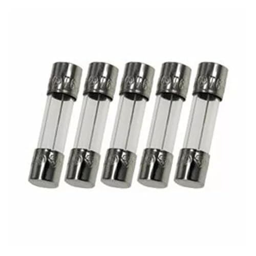 Fusible 3SB6A 250V temporisé T6AL250V de rechange pour appareils électroniques (lot de 5)