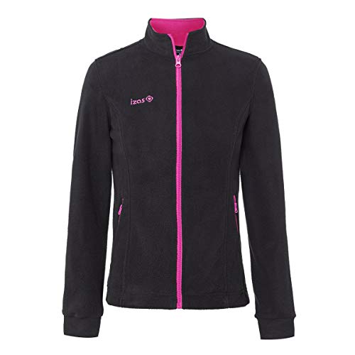Izas Wheeler Chaqueta Polar, Mujer, Multicolor (Negro/Fucsia), 2XL
