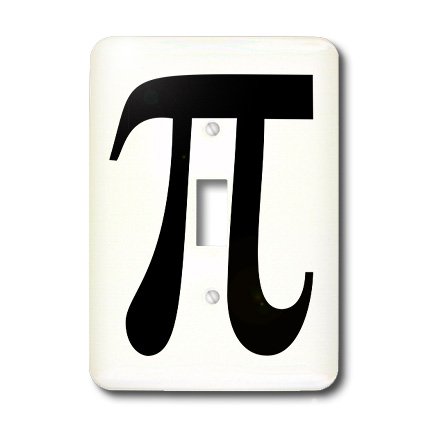 3dRose lsp_164891_1 Pi Symbol Math Sign Mathematical Black