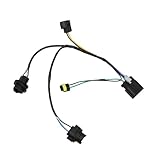 Nakkaa Headlight Wiring Harness Assembly Compatible with Silverado 2008-2014 1500 2500HD 3500HD Replace 645-745 15841609 25962806 Front Right or Left Lamp Socket Wire