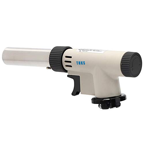 Gasbrenner, Gasbrenner, tragbare Zündung mit einstellbarem Druck, für Grill im Freien 1300 ℃, Gesamtlänge 180 mm, 7,1… – Bild 3