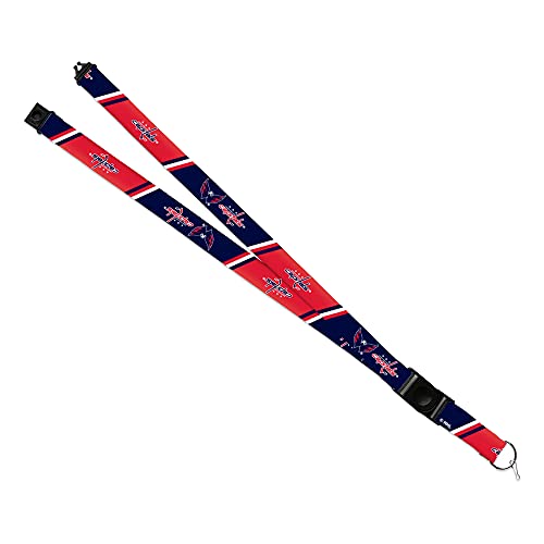 Lanière NHL Washington Capitals tour de cou porte-clés et badge amovible léger