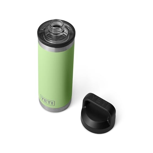 Image of YETI Rambler 18 oz Bottle, Leakproof, Vacuum Insulated, Stainless Steel with Chug Cap, Key Lime