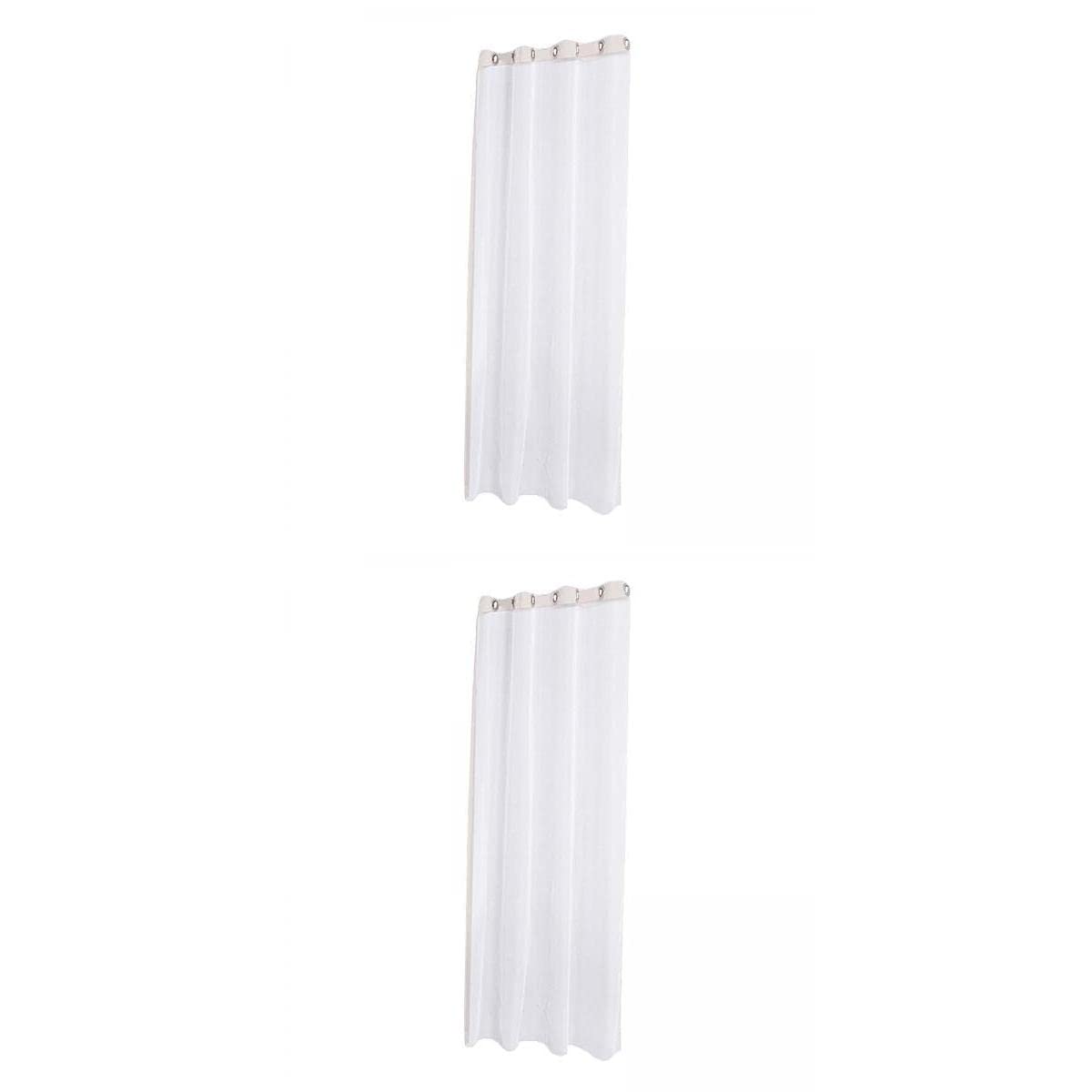 2x Sheer Curtain Eyelet Waterproof Drape Patio Privacy Voile Curtain |Home & Garden | Window Treatments & Hardware-image-35