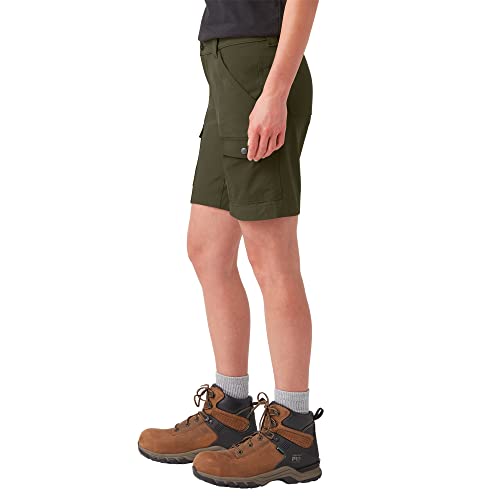 Dickies Women's Cooling Temp-Iq Cargo Shorts, Military Green, 8 #TOP1