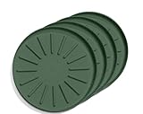 Picture of WeatherTech 4" Drink Coasters for Home Surfaces, Anti-Skid, No-Slip knibs - Set of 4, Green - (8A4CSTGN)