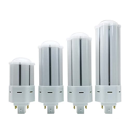 SIYTREWQS, 10�p�b�N�ALED�R�[�������vAC110V 10W/15W/20W/25W G24D/GX24D/G24Q/GX24Q�A���~�J�o�[�~���L�[�����v(GX24Q natural white,15W)