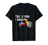 Nostalgic Big Tricycle Wheel This Is How I Rolled 70s 80s T-Shirt