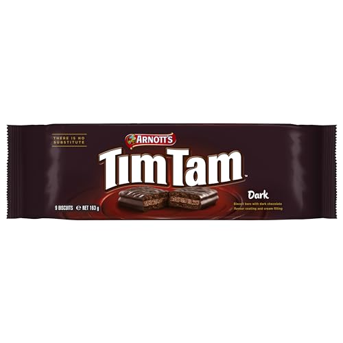Arnotts Tim Tam Biscuits Bars with Dark Chocolate Flavour Coating 163g