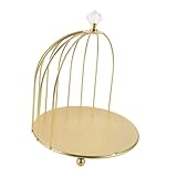 IMIKEYA Elegant Bird Cage Cake Stand Single Pastry Rack Dessert Display for Weddings Events for Cake Serving Decoration