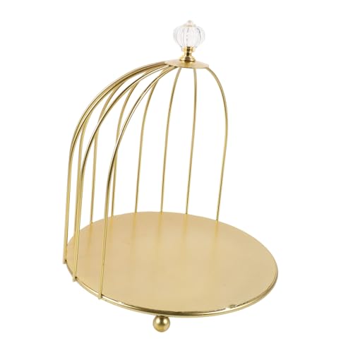 IMIKEYA Elegant Bird Cage Cake Stand Single Pastry Rack Dessert Display for Weddings Events for Cake Serving Decoration
