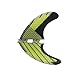 Surfing Fins 3Pcs Surfboard Tail Fin Surfing Accessories Surfing Tail Rudder G5 Surfboard Fin (Color : Yellow, Size : G5)