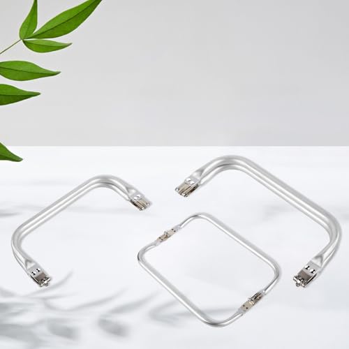 LWMTT 3 Stück Taschenrahmen Verschluesse 16cm 20cm 25cm Taschenbügel Taschen Verschluss für DIY Geldbeutel Handtasche Taschenzubehör