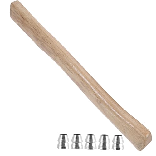 Hemobllo Impugnatura in Legno Di Ricambio Per Manico Con Cunei Per Sostituzione Del Manico e Lavori Di Rinforzo Degli Utensili