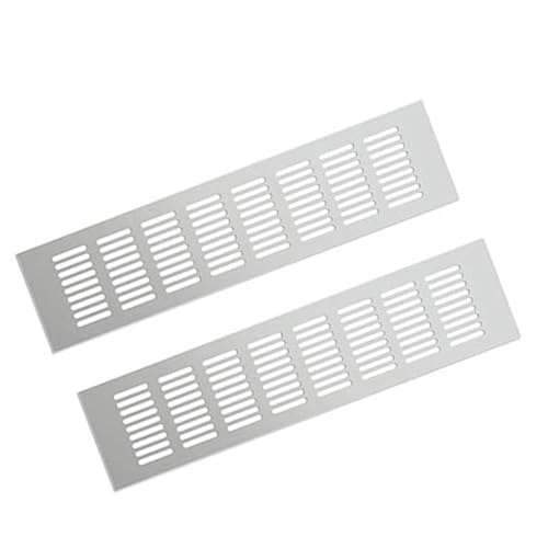 Grilles d'aération 20x35 cm lot de 2 persiennes pour armoire