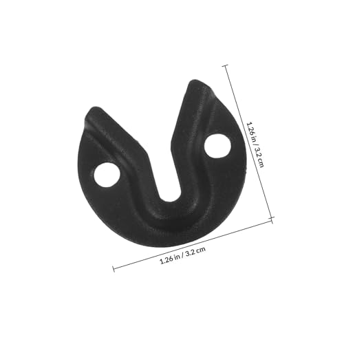 Image of 8pcs Keyhole Hangers for Frames Mirrors Sturdy Hanging Hooks Easy Installation Decorative Hardware for Home Decor Hanger Clips for Picture Frames Mirrors