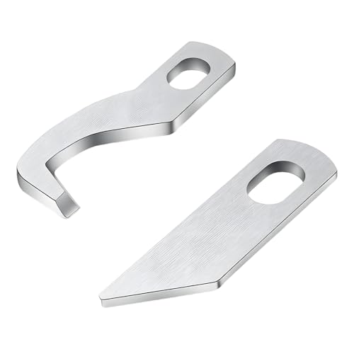 Overlock-Mess remplacement, Couteau Supérieur Et Inférieur, Set de Lames et Couteaux Surjetable Compatible avec Singer S14-78 et Pfaff 1450 OL/Element 1450 OL