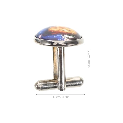 Gemelos redondos Retro Globe para hombre miniatura 2