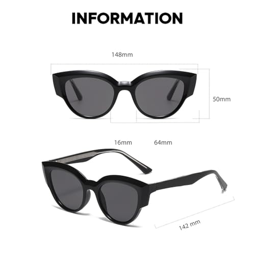 Lunettes de soleil œil de chat légères et confortables - 7