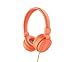 Kids Headphones On-Ear Comfortable Foldable Headphones for Kids Lightweight Stereo Headset for Kids Childrens Girls Boys Smartphone PC Tablet MP3/4 Video Game Toddler Headphones (Orange)