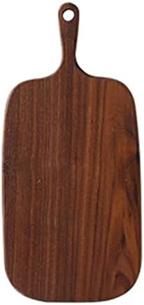 Premium B & Walnut Cutting Board - 35cm Chopping Block for Pizza, Bread, Fruits, Vegetables & Sushi - Stylish Hanging Design, Durable Kitchen Essential for Chefs & Home Cooks