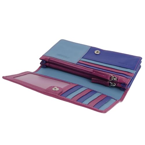 Golunski Leather Ladies Purse/Wallet RFID Protected - Montana Multi - Image 3