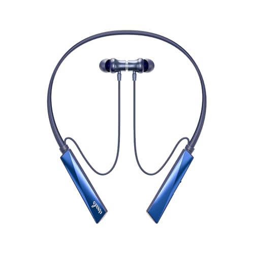 Image of Voods Ultra Plus Voice Changer Neckband with 5 Voice Modes, 130 Hrs Battery, Magnetic On /Off Buds, Call Vibration Alert, Dual-Device Pairing, HD Mic & AI-ENC Clear Calls, Fast Charging & IPX6 (Blue)