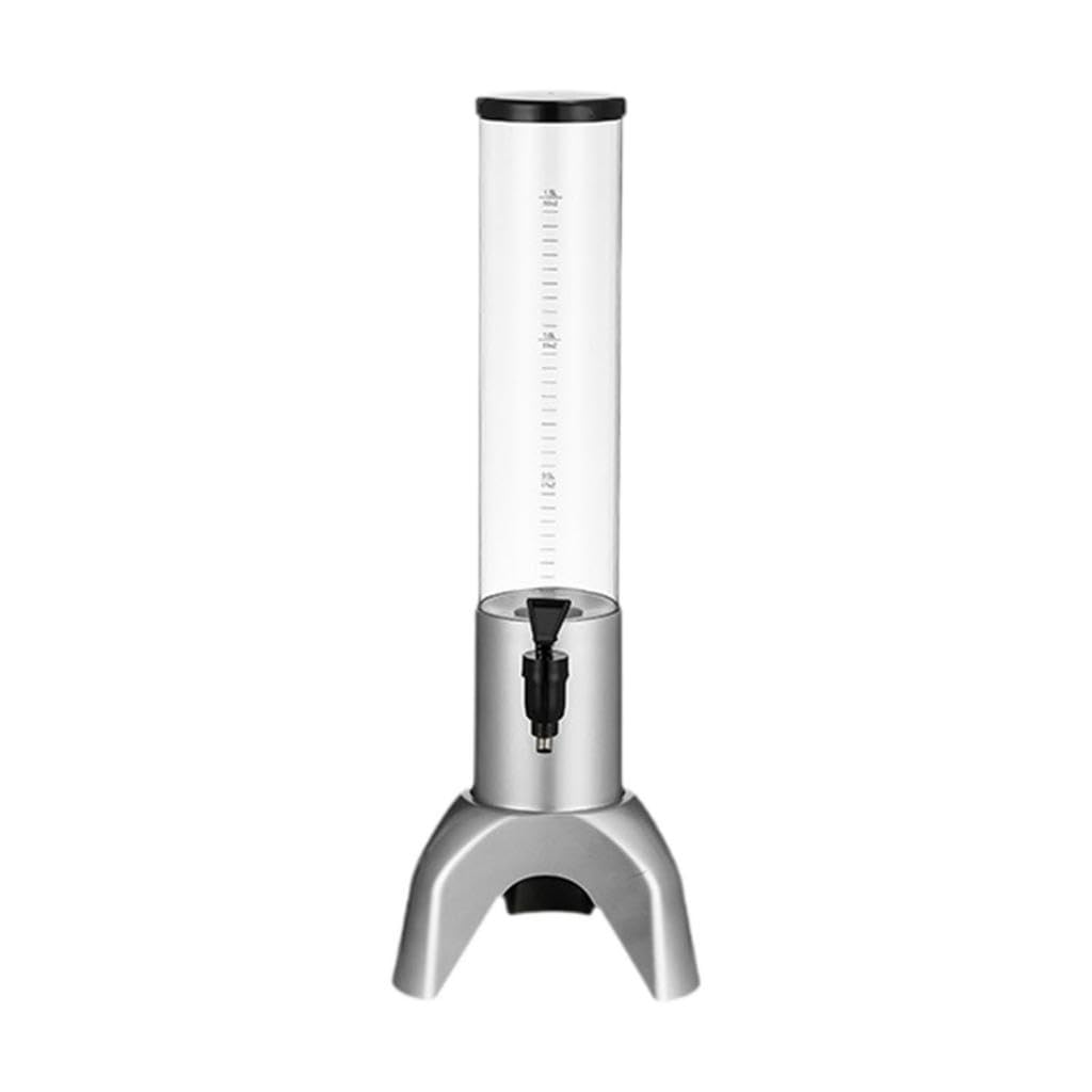 Mimosa Tower Versatile Tabletop Beer Dispenser for Juice Outdoor Restaurants 1.5L Silver-picture-35