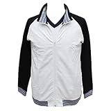ECMRAD Anime Fate Stay Night Cosplay Shirou Emiya Unisex Costumes Casual Zipper Jacket Uniform Daily Clothes Coat (Female, XL)
