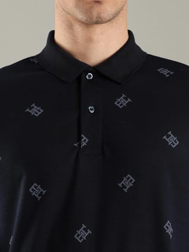 Image of Logo Regular Fit Cotton Polo T-Shirt