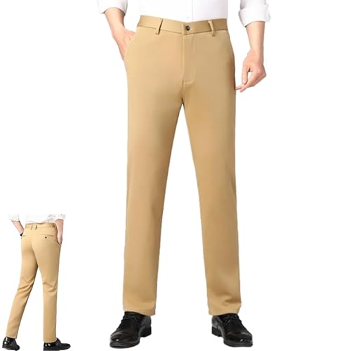 Julidostore Pants, Men's Active Pants with Expandable Waistband Men’s Casual Pant, Mens Dress Pant Relaxed Fit