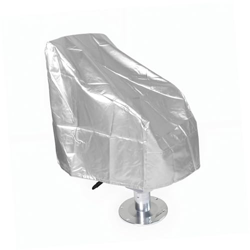 Yardwe Fundas para Sillas Impermeables de Poliéster Plateado para Máxima Protección 6