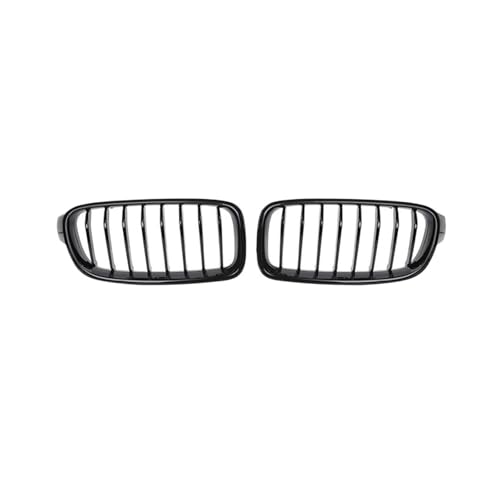 2個入り 車用フロントラジエーターグリル グリル 光沢ブラック ABS製 BMW F30 F31 3シリーズ 316i 328i 335i 2012 2013 204 2015 2016 2017 2018対応
