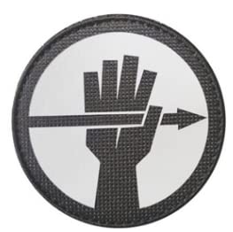 SCP Mobile Task Forces Alpha-1 “Red Right Hand” Infrared Reflective Patches for IR Cloth Patch Badge Hook & Loop IR Patch
