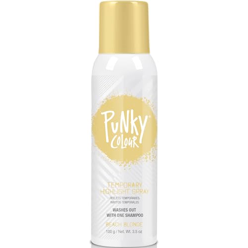 Punky Temporary Hair Highlight Spray Beach Blonde 3.5 oz 1-Pack