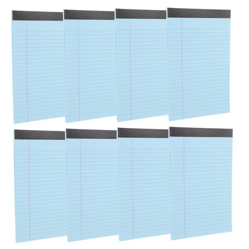 Bloc notes portable étudiant Beaupretty lot de 8 mémos lignés de planification