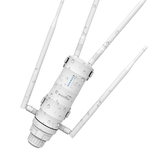 WAVLINK AC1200 Outdoor WiFi Extender, POE, Dual Band, Weatherproof