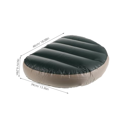 Gogogmee Durable PVC Inflatable Boat Seat Pad Kayak Chair Outdoor Camping Marine Fishing Yacht Canoe Comfortable Support Easy to Store