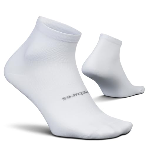 Feetures High Performance Ultra Light Cushion Quarter Sock - Moisture-Wicking Athletic Socks - (1 Pair)