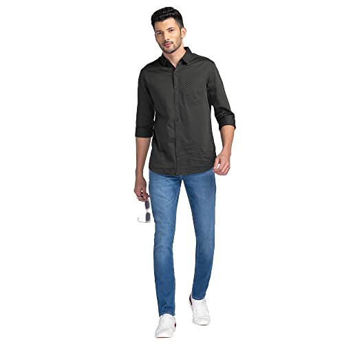 Image of Spykar Men's Rover Regular Fit Mid Rise Casual Jeans