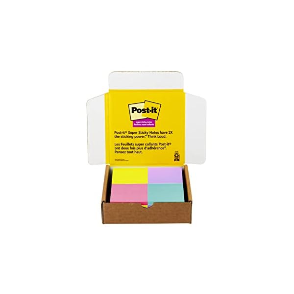 Post-it-Super-Sticky-Notes-3×3-in-24-PadsPack-70-SheetsPad-Amazon-Exclusive-Bright-Color-Collection-Aqua-Splash-Acid-Lime-Tropical-Pink-and-Iris-Infusion Post-it-Super-Sticky-Notes-3×3-in-24-PadsPack-70-SheetsPad-Amazon-Exclusive-Bright-Color-Collection-Aqua-Splash-Acid-Lime-Tropical-Pink-and-Iris-Infusion