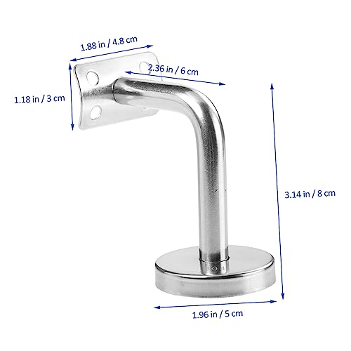 Support mural inoxydable pour rampe robuste, finition haut de gamme pour l'extérieur