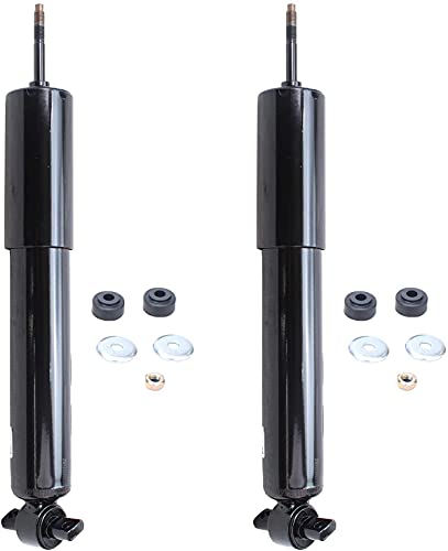 Image of Detroit Axle - RWD Shock Absorbers Kit for 1999-2006 Chevy Silverado 1500 | GMC Sierra 1500, 4 Front Rear Shock Absorbers 2 Front Sway Bar Links 2000 2001 2002 2003 2004 2005 Replacement
