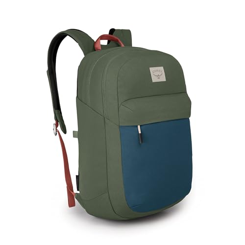 Image of Osprey Arcane Extra Large Day Everyday Backpack, Haybale Green /Stargazer Blue