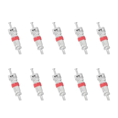 NYTKL 10 PCS Tire Valve Core, Premium Valve Stem Core Part Replacement, TPMS Safe Vehicle Tyre Valve Cores Tool Universal for Most Automotive Motorcycles Bicycles Air Conditioning