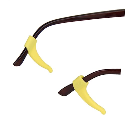 Lurrose ペア テンプルホルダー アクセサリー グラス シリコンノンスリップイヤーグリップフック のイヤーフック のアクセサリー フレーム つなぐ