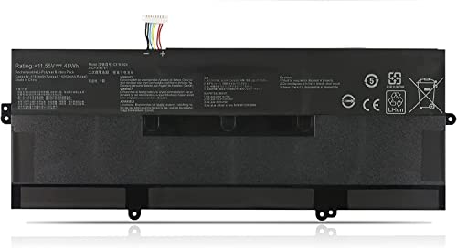 11,55 V 48 Wh/4160 mAh/3-cell C31N1824 Laptop Battery Compatible para ASUS C434, C434TA, C434TA-1A, C434TA-DS384, C434TA-DS384T, C434TA-DSM4T,