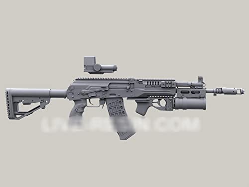 Kit de figura modelo en resina 1/35 con 12 armas sin pintar miniatura 5