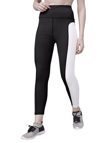 Image of Poojaran Workout Tight /Pants /Legging with Side Pocket, Stretchy Tights and a high Waist for Women and Girls' use in The Gym,Yoga,Running,Cycling